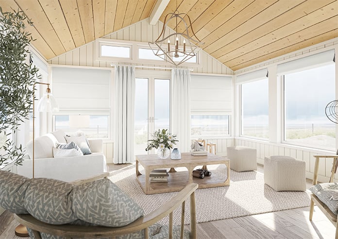 Lyra, Polar - Motorised Roman Blind - Image 6